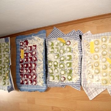 selbstgemachte Ravioli