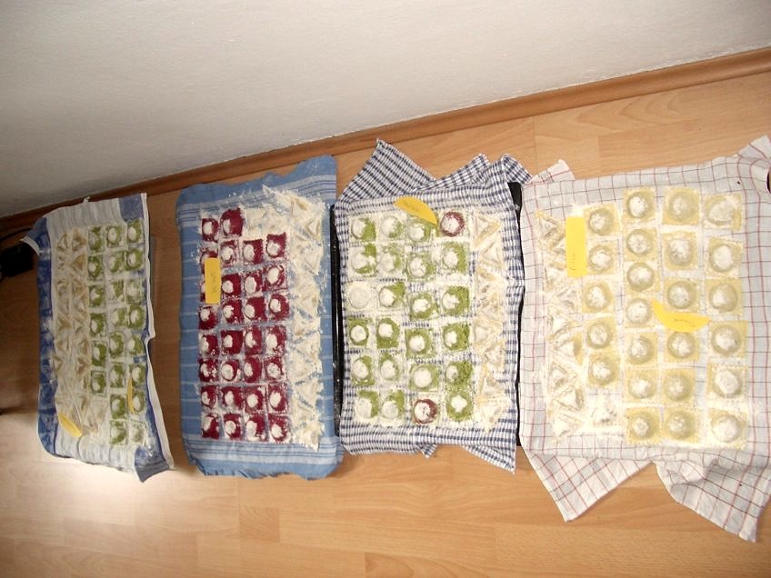 selbstgemachte Ravioli