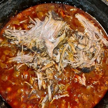 pulled beef: Colafleisch aus dem Dutch Oven